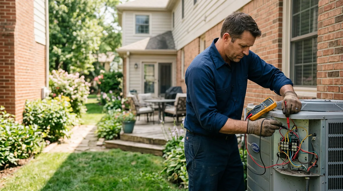 HVAC technician working near East Jordan, MI